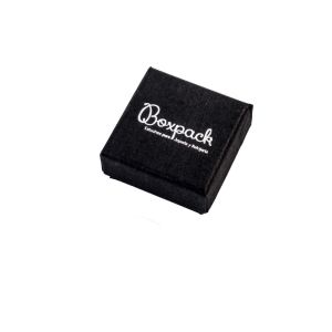 Kartonnen sieradendoosje voor oorbellen, zwart 43 x 43 x 21 mm ep-41-N