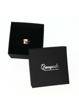 Caja de cartón para anillo 65x65x45 mm color negro ep-43