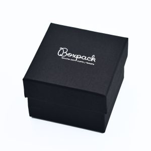 Caja de cartón para anillo 65x65x45 mm color negro ep-43