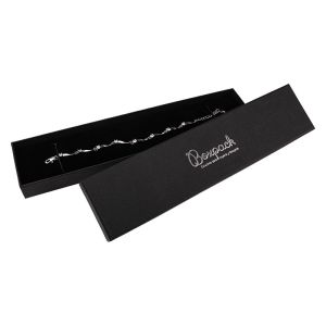 Caixa em cartão para pendente, preta 233 x 53 x 23 mm ep-50