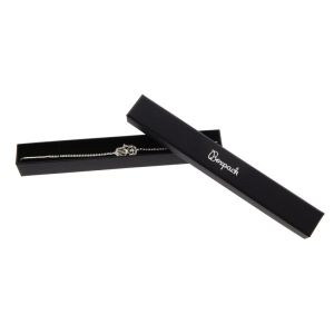 Caixa em cartão para pulseira, preta 190 x 25 x 25 mm ep-52