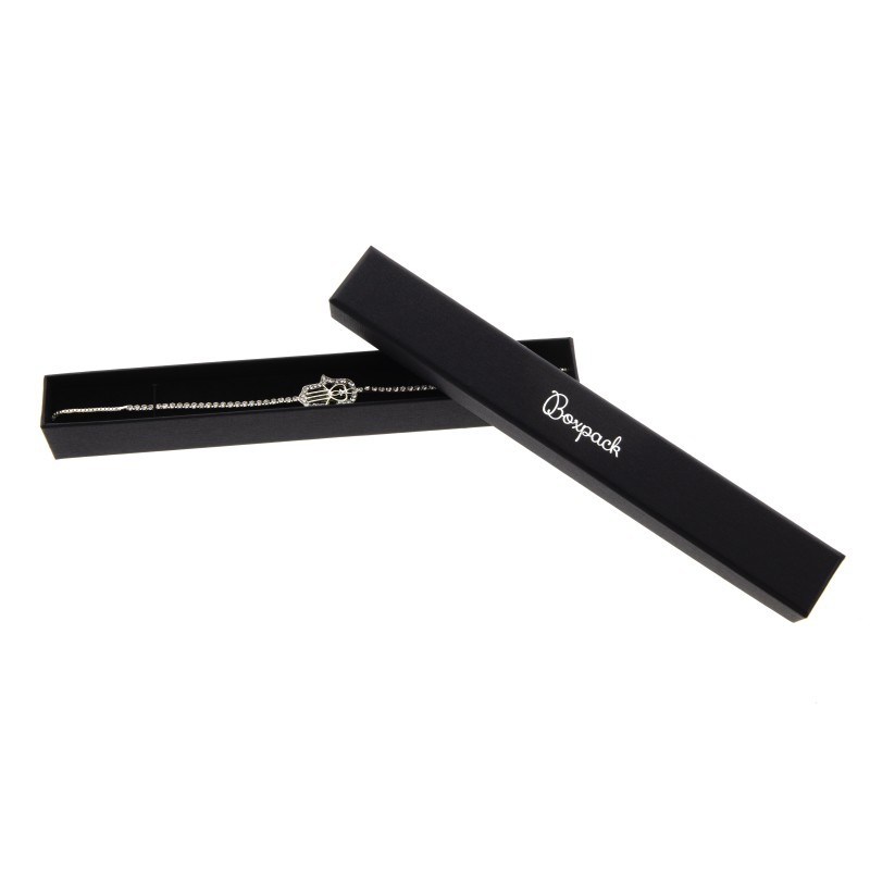 Caja de cartón pulsera 190x25x25 mm color negro ep-52