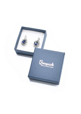 Caja de cartón para conjunto o colgante 65x65x29 mm color azul ep-61