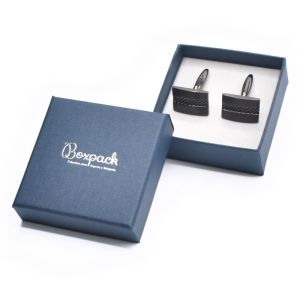 Caja de cartón gemelos 65x65x29 mm color azul ep-61