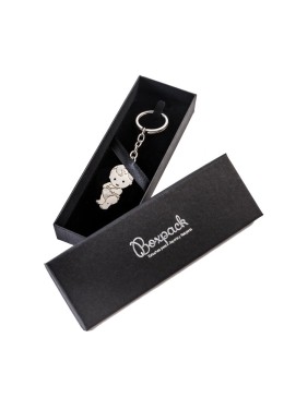 Caja de cartón llavero 175X60X27 mm color negro ep-79