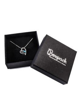 Caja de cartón colgante o conjunto 86x86x33 mm color negro ep-81