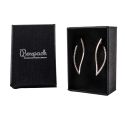 Écrin en carton pour boucles d’oreilles ou pendentif, noir 50 x 70 x 25 mm ep-88