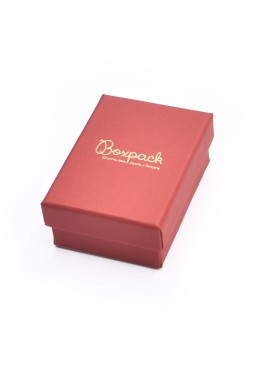 Caja de cartón para pendientes o colgante  50x70x25 mm color rojo ep-88