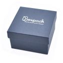 Caixa em cartão para pulseira rígida, azul 90 x 90 x 58 mm ep-89
