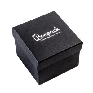 Caixa em cartão para pulseira rígida, preta 90 x 90 x 58 mm ep-89