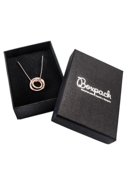 Caja de cartón colgante 80x110x32 mm color negro ep-91