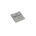 Pochette en suédine pour bijoux, grise 57 x 57 mm S-501-G
