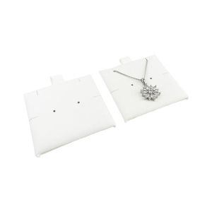 Almofada de microfibra para brincos, branca T-M1-B