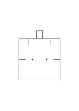 Taco textil de microfibra para pendientes de joyería, bisutería. T-M1-NU