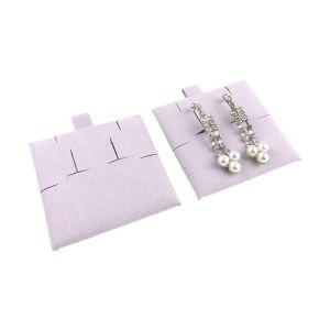Microfiber omega earring pad, lilac T-M2-LI