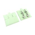 Coussinet en microfibre pour boucles d’oreilles oméga, menthe T-M2-ME