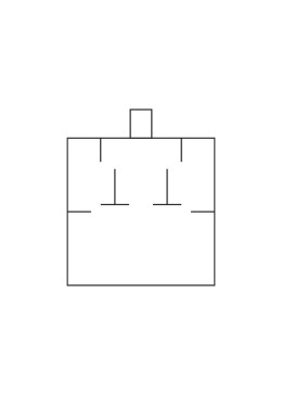 Taco textil de microfibra para pendientes omega de joyería, bisutería. T-M2-N