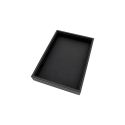 Plateau en simili-cuir noir pour bijoux BJP-U-N