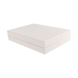 Weißes Schmucktablett aus Kunstleder BJ-U-B