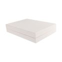 Vassoio in similpelle per gioielli, bianco BJ-U-B
