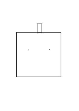 Taco para pendientes para bandeja expositora de joyería y bisutería T-24PO-N