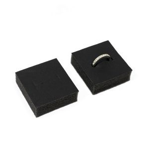 Almofada de tabuleiro para alianças, preta T-24A-N