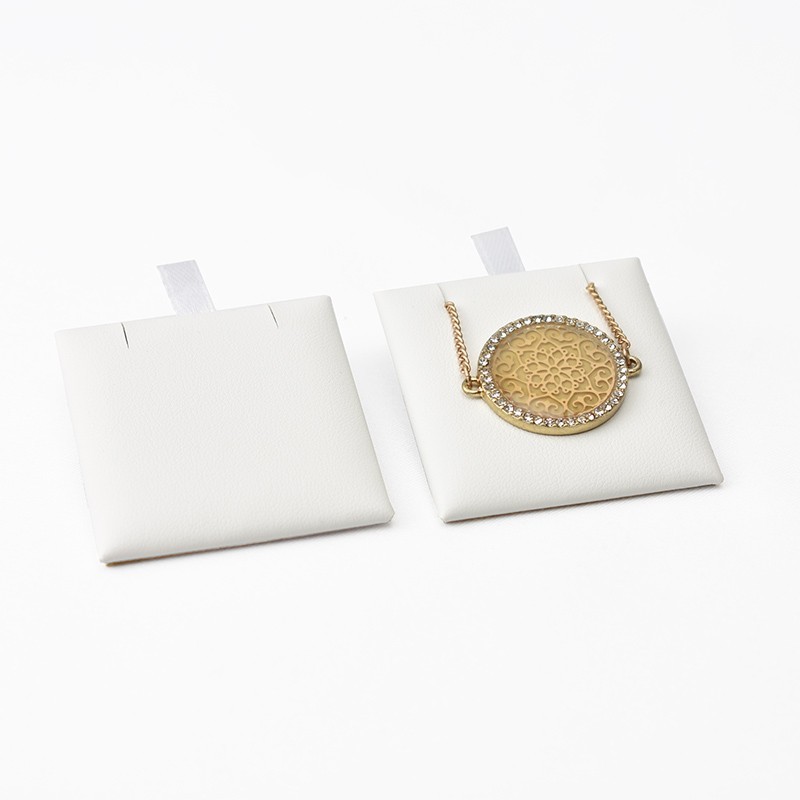 Taco para colgante de joyería, bisutería color blanco para bandeja  T-24C-B