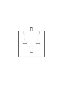 Taco para conjunto para bandeja expositora de joyería y bisutería T-12J-N