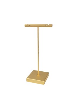 Expositor de metal dorado para pendientes de joyería bisutería y joyas GD-5