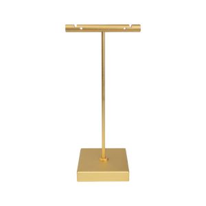 Gold metal earring display GD-5