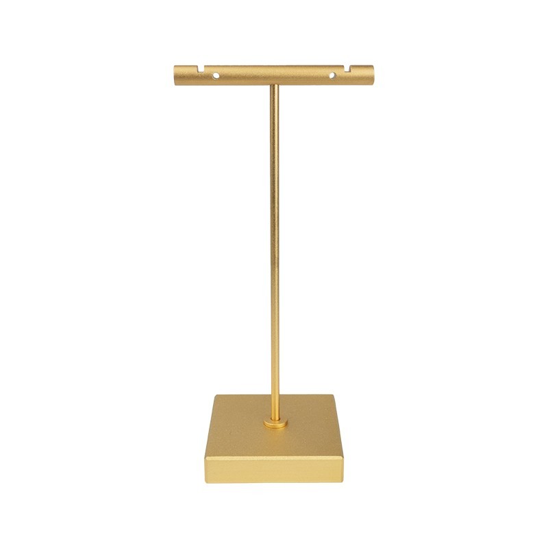 Expositor de metal dorado para pendientes de joyería bisutería y joyas GD-5