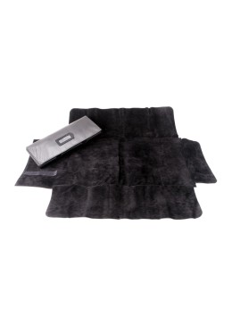 Manta expositora enrollable negra para joyería, bisutería y joyas MJ-1-N