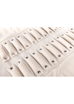 Manta expositora enrollable marrón para joyería, bisutería y joyas MJ-3-M