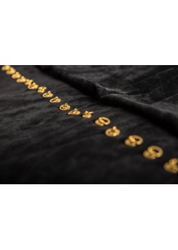 Manta expositora enrollable negra para joyería, bisutería y joyas MJ-4-N