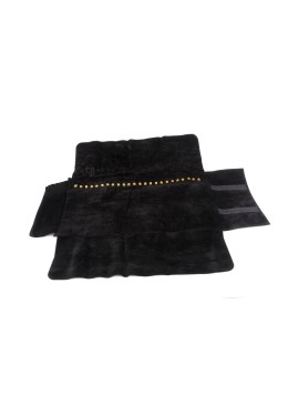 Manta expositora enrollable negra para joyería, bisutería y joyas MJ-4-N