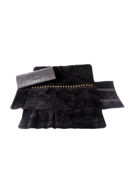 Manta expositora enrollable negra para joyería, bisutería y joyas MJ-4-N