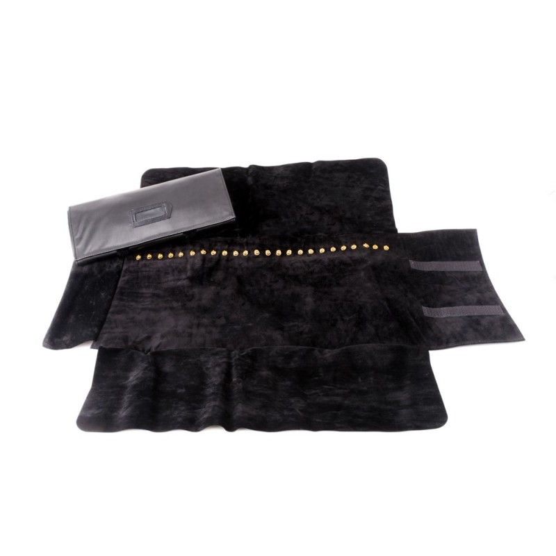 Manta expositora enrollable negra para joyería, bisutería y joyas MJ-4-N