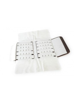 Manta expositora enrollable marrón para joyería, bisutería y joyas MJ-5-M