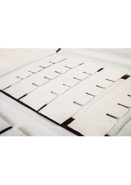 Manta expositora enrollable marrón para joyería, bisutería y joyas MJ-5-M