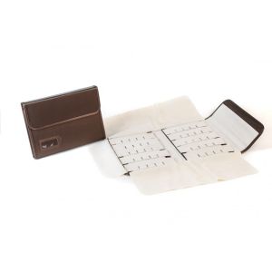Jewelry presentation roll, brown MJ-5-M