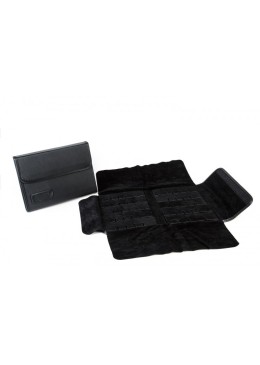 Manta expositora enrollable negro para joyería, bisutería y joyas MJ-5-N