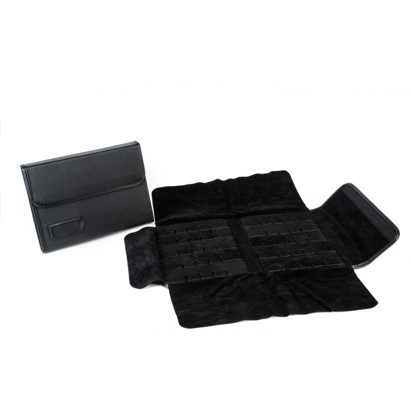 Manta expositora enrollable negro para joyería, bisutería y joyas MJ-5-N