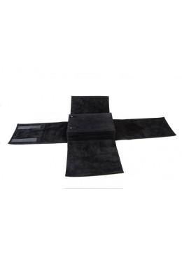 Manta expositora enrollable negro para joyería, bisutería y joyas MJ-6-N