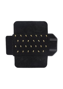 Manta expositora enrollable negra para joyería, bisutería y joyas MJ-7-N