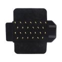Manta expositora enrollable negra para joyería, bisutería y joyas MJ-7-N