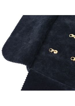 Manta expositora enrollable negra para joyería, bisutería y joyas MJ-7-N