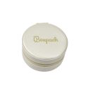 Coffret à bijoux de voyage rond, blanc 95 x 95 x 45 mm JY-2-B