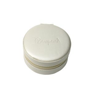 Portagioie da viaggio rotondo, bianco 95 x 95 x 45 mm JY-2-B