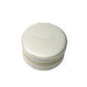 Round travel jewelry case, white 95 x 95 x 45 mm JY-2-B
