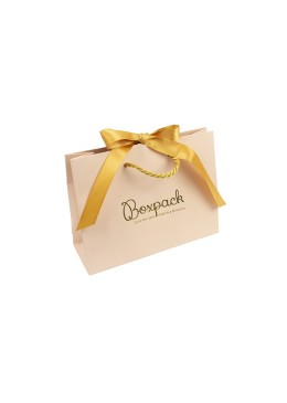 Bolsa ribbons de papel mate para joyería bisutería y relojería 200x150x70 mm BR-MA-RC